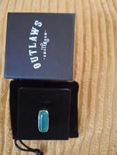 Outlaws Amsterdam Ring Emerald Sky Size 7