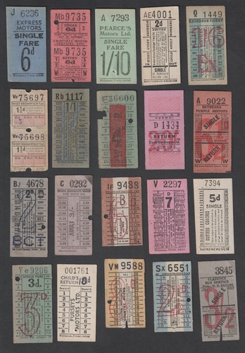 Twenty vintage transport buses - vintage,