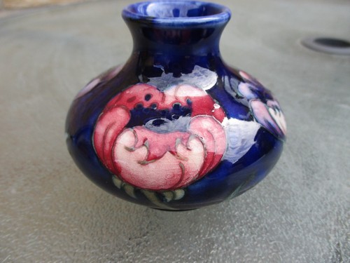 Moorcroft big poppy - poppy, blue