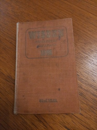 Wisden cricketers almanac - wisden, cricketers'