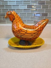 TIN EGG LAYING CHICKEN