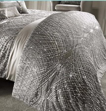 VERY RARE ABSOLUTELY STUNNING KYLIE MINOGUE ESTA SILVER BED THROW 