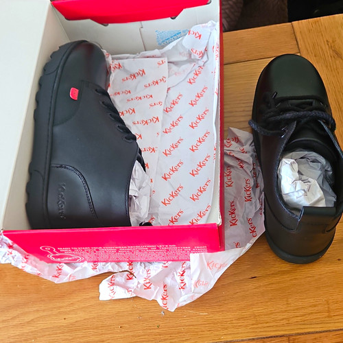 Kickers men black leather - kickers,