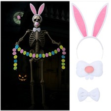 Festive 12 Ft Skeleton Bunny