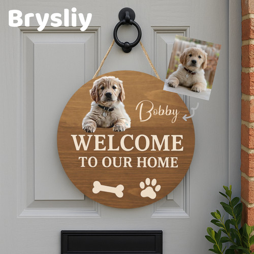 Personalised pet welcome sign - pet,