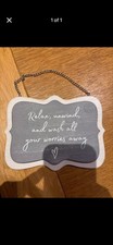 Relax Sign Bathroom Decor