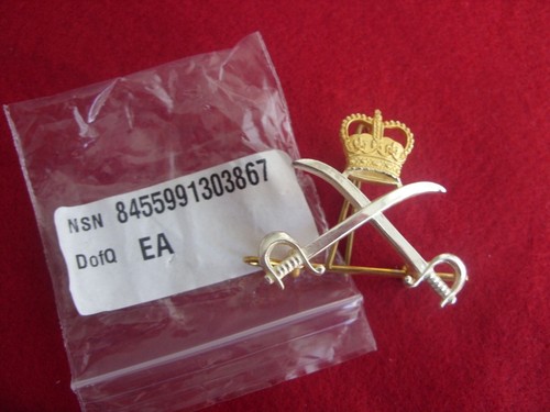 Raptc officer wo1 cap badge - cap,