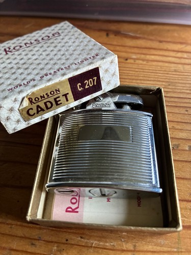 Boxed ronson cadet lighter - boxed,