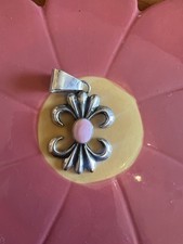 Sand Cast Pink Conch Pendant