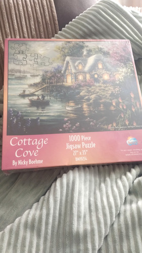Sunsout cottage cove - cove, jigsaw