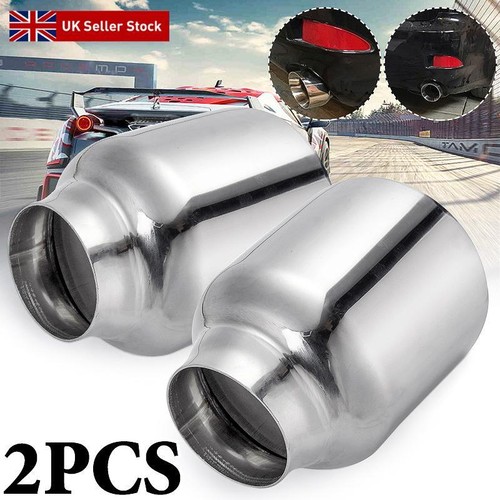 2pcs 4 out muffler - in,