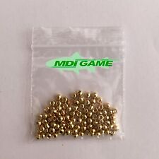 MDI Game Quality Gold Counter Sunk (Brass Plated) beads for Fly Tying 4mm