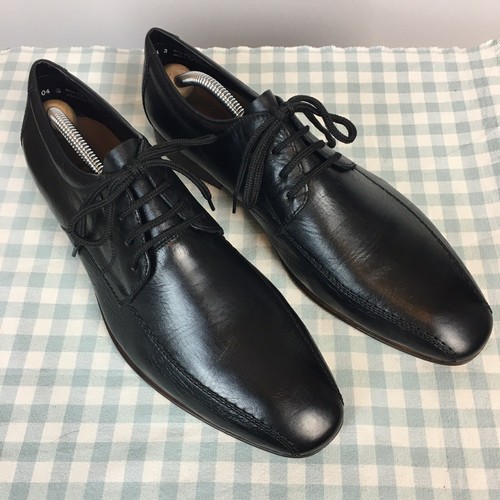 Rieker black leather derby - black,