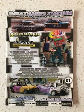 Stock car racing programme Taunton 2010 Saloon British Championship