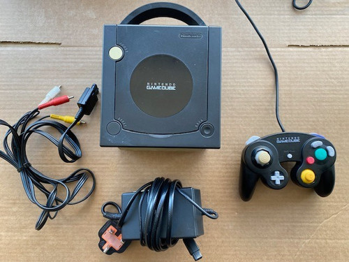 Gamecube console black - console, with
