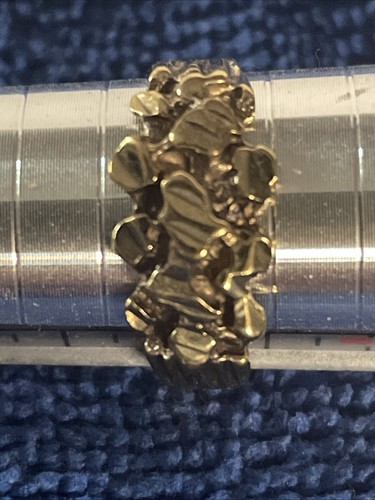 10k gold nugget ring - 10k,