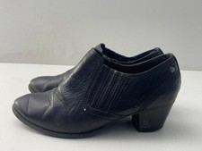 Footglove Ladies Black Leather