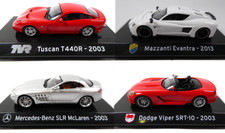 Set of 4 Sports Cars Mercedes