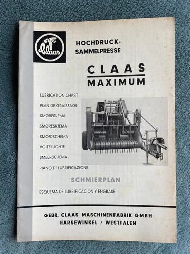 Claas maximum straw press - claas,