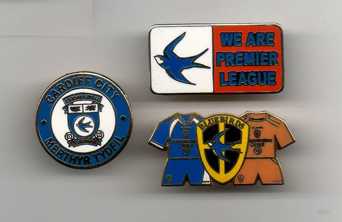 Three vintage cardiff city - vintage,