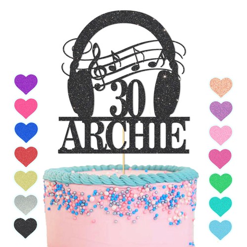 Headphones cake topper - cake,