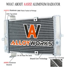 Upgraded aluminium radiator - aluminium,