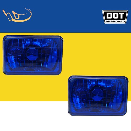Inch 4x6 blue glass lens - 5",