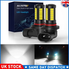 2× 9005 HB3 H10 LED Headlight Bulbs Kit Car Canbus Error Free High/Lo Beam 6500K