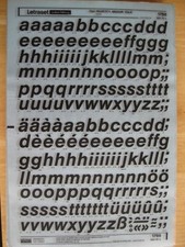 .1 x Letraset Black Letters