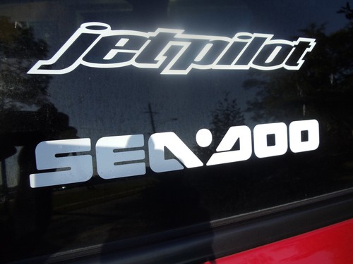 Jet pilot sea doo - doo, decal