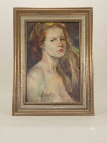 Vintage oil painting - vintage,