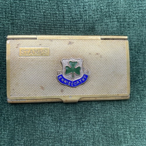 Stamp holder case shamrock - stamp,