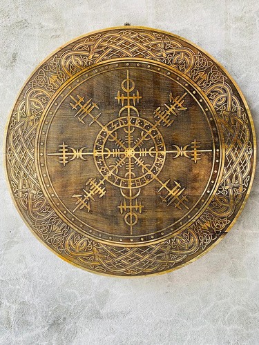 Handcrafted viking vegvisir - handcrafted,