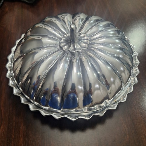 Vintage pumpkin pie plate - pie,