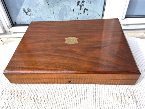 Antique wooden canteen storage - antique,