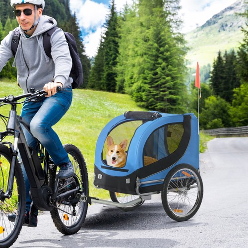 Dog bike trailer pet - trailer, cat