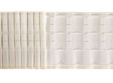 Hallis 150mm Woven Pocket Pencil Pleat Tape White 0134R