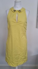 Zara Basic Yellow Shift Dress