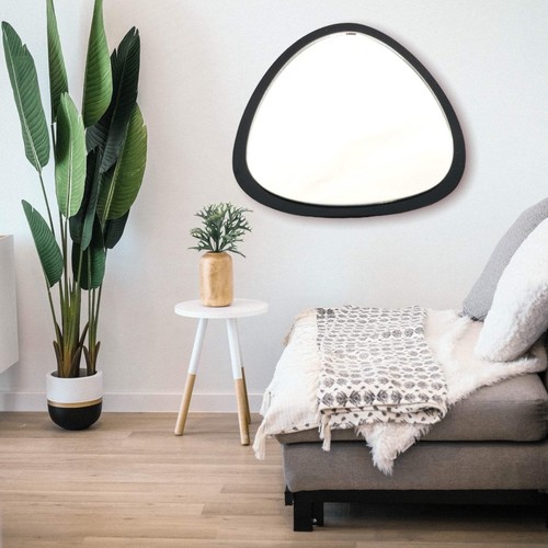 Triangular acrylic pebble wall - acrylic,