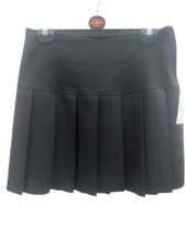 Girls All Round Pleated School Skirt Zip Drop Waist Sizes Girls 10-16-Women 8-20