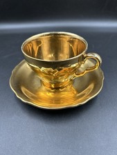 Royal Winton Golden Age Teacup Saucer Set England Vintage 1940’s Floral 