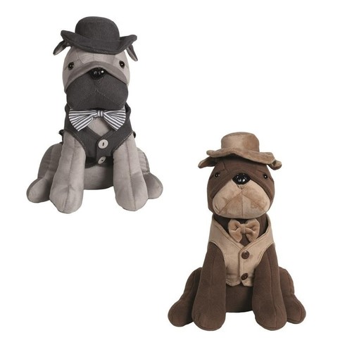 Bull dog door stop weighted - bull,