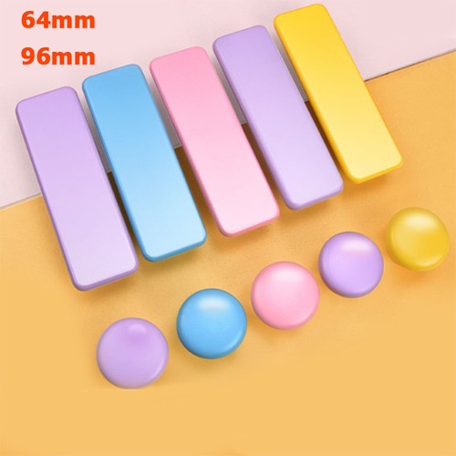 Colorful solid wood door pulls - colorful,