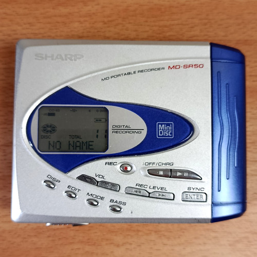 Sharp minidisc portable - sharp,