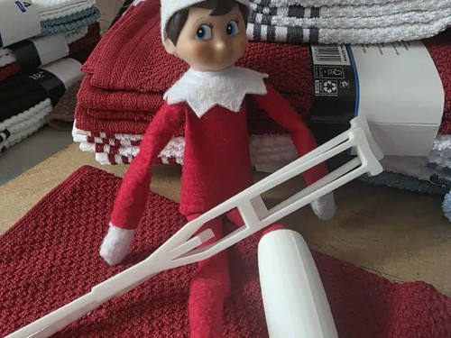 Elf the shelf - the, crutches