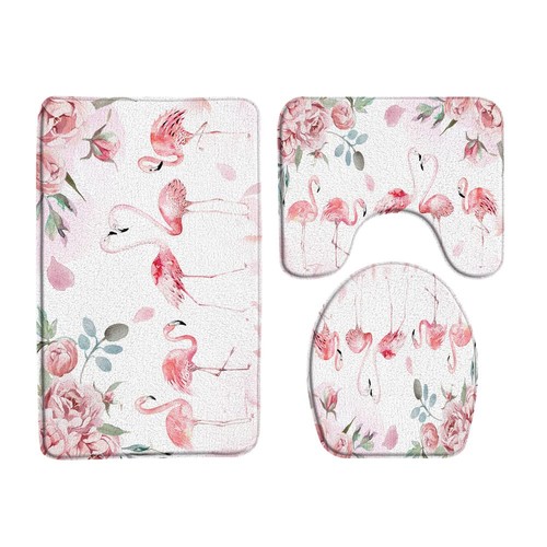 Pieces bath rugs flamingo - pieces,