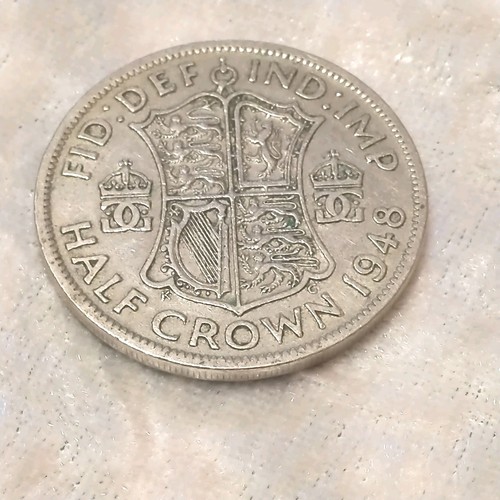 1948 half crown coin - half, king