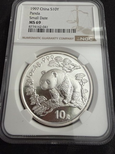 1997 china silver - panda, 1oz
