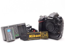 Nikon D4 16.2MP Digital SLR DSLR Camera - Black (Body Only) ***220,454 shots***