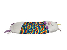 HAPPY NAPPERS Unicorn Kids Sleeping Bag Plush Rainbow Design - PRE-OWNED